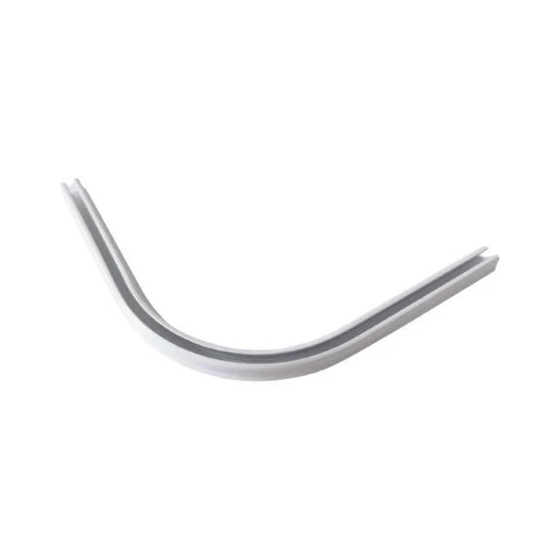 Aluminium curved curtain track 90° (Klemp) - Ceiling curtain tracks Aluminium curved curtain track 90° (Klemp) - Ceiling curtain tracks