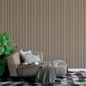 Acoustic panel natural veneer - Bleached oak - 28x240cm (Klemp) Acoustic panel natural veneer - Bleached oak - 28x240cm (Klemp)