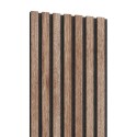 Akoestisch paneel naturel fineer - Amerikaanse walnoot - 28x240cm (Klemp) Akoestisch paneel naturel fineer - Amerikaanse walnoot - 28x240cm (Klemp)