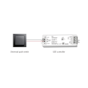 Receiver for LED between lamellas - V1 (Klemp) Receiver for LED between lamellas - V1 (Klemp)
