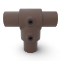 Tee corto Typ 2, 26.9 mm, Vintage-Brown (Klemp) Tee corto Typ 2, 26.9 mm, Vintage-Brown (Klemp)