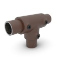 Lang T-stuk Typ 4, 26.9 mm, Vintage-Brown (Klemp) Lang T-stuk Typ 4, 26.9 mm, Vintage-Brown (Klemp)