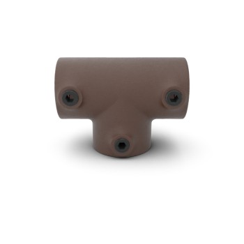 Té long Typ 4, 26.9 mm, Vintage-Brown (Klemp)