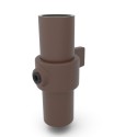 Oogdeel enkele lip Typ 55, 26.9 mm, Vintage-Brown (Klemp) Oogdeel enkele lip Typ 55, 26.9 mm, Vintage-Brown (Klemp)