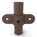 Uchwyt podwójny pionowy Typ 38, 33.7 mm, Vintage-Brown (Klemp) Uchwyt podwójny pionowy Typ 38, 33.7 mm, Vintage-Brown (Klemp)
