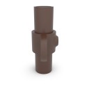Capicorda singolo maschio Typ 36, 33.7 mm, Vintage-Brown (Klemp) Capicorda singolo maschio Typ 36, 33.7 mm, Vintage-Brown (Klemp)