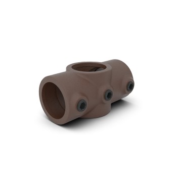 Two socket cross Type 22, 26.9 mm, Vintage-Brown (Klemp)