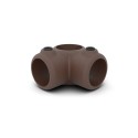 Coin avec tube creux 90° Typ 20, 33.7 mm, Vintage-Brown (Klemp) Coin avec tube creux 90° Typ 20, 33.7 mm, Vintage-Brown (Klemp)