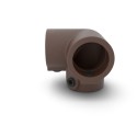 Angolo superiore a tre vie 90° Typ 18, 33.7 mm, Vintage-Brown (Klemp) Angolo superiore a tre vie 90° Typ 18, 33.7 mm, Vintage-Brown (Klemp)