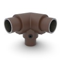 Angolo superiore a tre vie 90° Typ 18, 33.7 mm, Vintage-Brown (Klemp) Angolo superiore a tre vie 90° Typ 18, 33.7 mm, Vintage-Brown (Klemp)