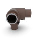 Angolo superiore a tre vie 90° Typ 18, 33.7 mm, Vintage-Brown (Klemp) Angolo superiore a tre vie 90° Typ 18, 33.7 mm, Vintage-Brown (Klemp)