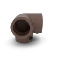 Angolo superiore a tre vie 90° Typ 18, 33.7 mm, Vintage-Brown (Klemp) Angolo superiore a tre vie 90° Typ 18, 33.7 mm, Vintage-Brown (Klemp)