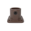 Flangia quadrata Typ 11, 26.9 mm, Vintage-Brown (Klemp) Flangia quadrata Typ 11, 26.9 mm, Vintage-Brown (Klemp)