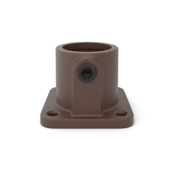 Brida cuadrada Typ 11, 26.9 mm, Vintage-Brown (Klemp)