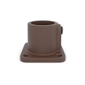 Flangia quadrata Typ 11, 26.9 mm, Vintage-Brown (Klemp) Flangia quadrata Typ 11, 26.9 mm, Vintage-Brown (Klemp)