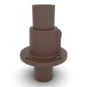 Bride ronde Typ 10T, 26.9 mm, Vintage-Brown (Klemp) Bride ronde Typ 10T, 26.9 mm, Vintage-Brown (Klemp)