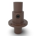 Bride ronde Typ 10T, 26.9 mm, Vintage-Brown (Klemp) Bride ronde Typ 10T, 26.9 mm, Vintage-Brown (Klemp)
