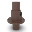 Bride ronde Typ 10T, 26.9 mm, Vintage-Brown (Klemp) Bride ronde Typ 10T, 26.9 mm, Vintage-Brown (Klemp)