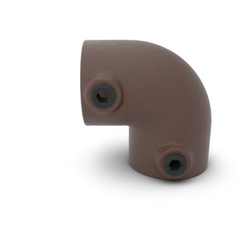 Elbow 90° Type 6, 33.7 mm, Vintage-Brown (Klemp)