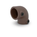 Kolano 90° Typ 6, 33.7 mm, Vintage-Brown (Klemp) Kolano 90° Typ 6, 33.7 mm, Vintage-Brown (Klemp)