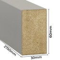 Freestanding MDF Slats 10pcs Cashmere - 30x60mm (Klemp) Freestanding MDF Slats 10pcs Cashmere - 30x60mm (Klemp)