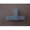 T-Verbindungsstück (2 Achsen, 3 Öffnungen) – für Profil 20x20x1,5 mm - grau (Klemp) T-Verbindungsstück (2 Achsen, 3 Öffnungen) – für Profil 20x20x1,5 mm - grau (Klemp)
