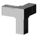 Giunto a T angolare (3 assi, 3 ingressi) – per profilo 20x20x1,5 mm - grigio (Klemp) Giunto a T angolare (3 assi, 3 ingressi) – per profilo 20x20x1,5 mm - grigio (Klemp)