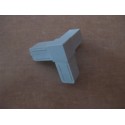 Corner T-Connector (3 axes, 3 slots) – for profile 20x20x1.5 mm - grey (Klemp) Corner T-Connector (3 axes, 3 slots) – for profile 20x20x1.5 mm - grey (Klemp)