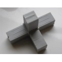 Coude d’angle (3 axes, 4 emplacements) – pour profil 20x20x1,5 mm - gris (Klemp) Coude d’angle (3 axes, 4 emplacements) – pour profil 20x20x1,5 mm - gris (Klemp)
