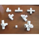 Cross Connector (3 axes, 5 slots) – for profile 20x20x1.5 mm - grey (Klemp) Cross Connector (3 axes, 5 slots) – for profile 20x20x1.5 mm - grey (Klemp)
