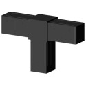 T-Connector (2 axes, 3 slots) – for profile 20x20x1.5 mm - anthracite (Klemp) T-Connector (2 axes, 3 slots) – for profile 20x20x1.5 mm - anthracite (Klemp)