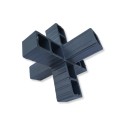 Cross Connector (3 axes, 6 slots) – for profile 20x20x1.5 mm - anthracite (Klemp) Cross Connector (3 axes, 6 slots) – for profile 20x20x1.5 mm - anthracite (Klemp)