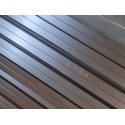 Vierkant aluminiumprofiel – 20x20x1,5 mm - zwart - 200 cm (Klemp)