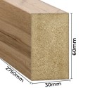 Doghe autoportanti in MDF 10pc Quercia Wotan - 30x60mm (Klemp) Doghe autoportanti in MDF 10pc Quercia Wotan - 30x60mm (Klemp)