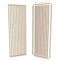Free standing slat wall - Natural Oak - 30x60 (Klemp)