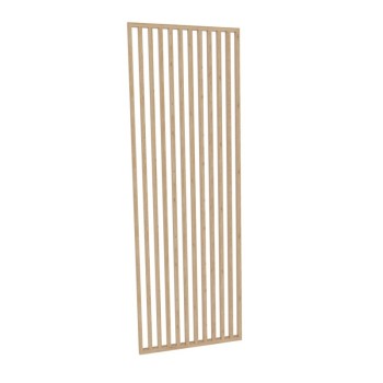 Vrijstaande lattenwand - Natuurlijke eik - 30x60 (Klemp)