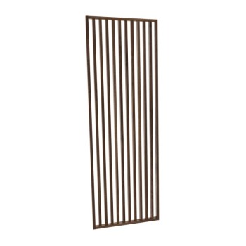 Freistehende Lamellenwand - Nussbaum - 30x60 (Klemp)