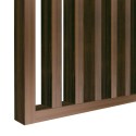 Freistehende Lamellenwand - Nussbaum - 30x60 (Klemp)