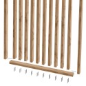 Parete a doghe autoportante - Quercia Wotan - 30x60 (Klemp)