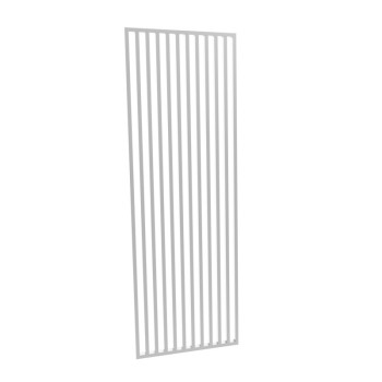 Free standing slat wall - White - 30x60 (Klemp)