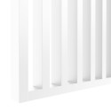 Freistehende Lamellenwand - Weiß - 30x60 (Klemp)
