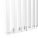 Mur de lattes autoportant - Blanc - 30x60 (Klemp)