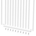 Freistehende Lamellenwand - Weiß - 30x60 (Klemp)