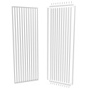 Mur de lattes autoportant - Blanc - 30x60 (Klemp)