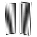 Freistehende Lamellenwand - Schwarz - 30x60 (Klemp)