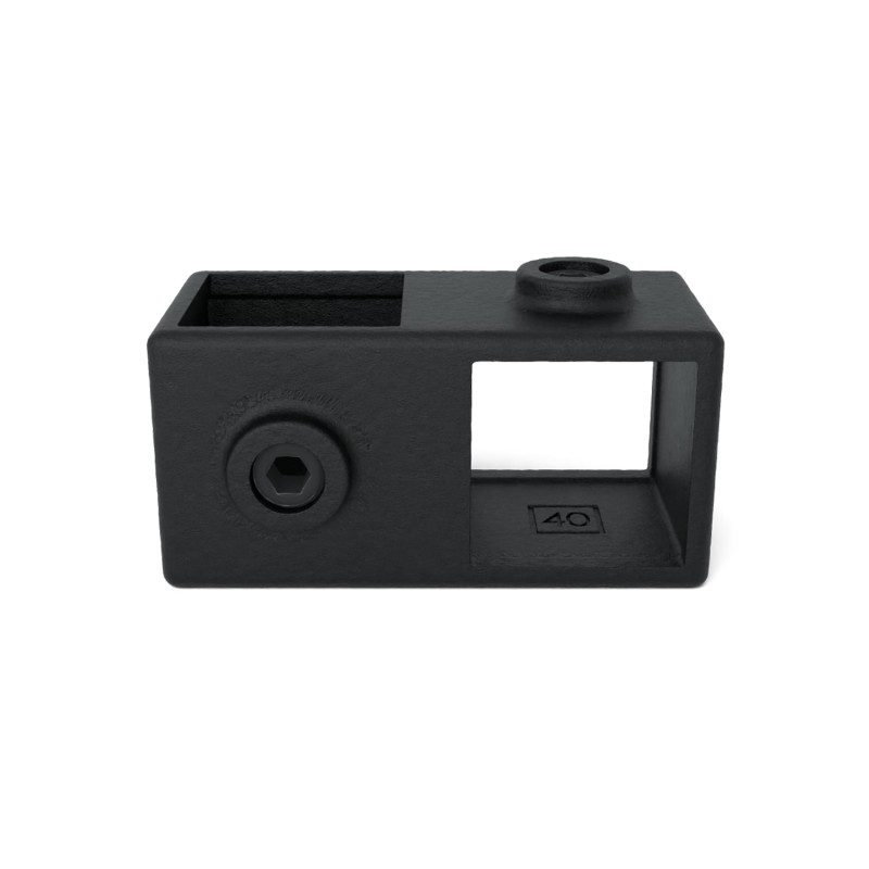 Crociera 90° Tipo 28S, 40 mm, Nero (Klemp) - Raccordi per tubi Crociera 90° Tipo 28S, 40 mm, Nero (Klemp) - Raccordi per tubi