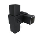 Złączka krzyżowa 90° Typ 28S, 40 mm, Czarny (Klemp) Złączka krzyżowa 90° Typ 28S, 40 mm, Czarny (Klemp)
