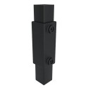 Rechte koppeling Type 8S, 40 mm, Zwart (Klemp) Rechte koppeling Type 8S, 40 mm, Zwart (Klemp)