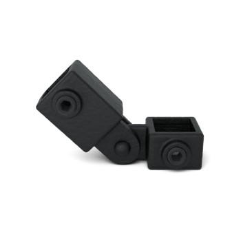 Enkele draaikoppeling Type 44S, 25 mm, Zwart (Klemp)