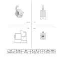 Hook twisted Type 64S, 40 mm, Galvanized (Klemp) Hook twisted Type 64S, 40 mm, Galvanized (Klemp)
